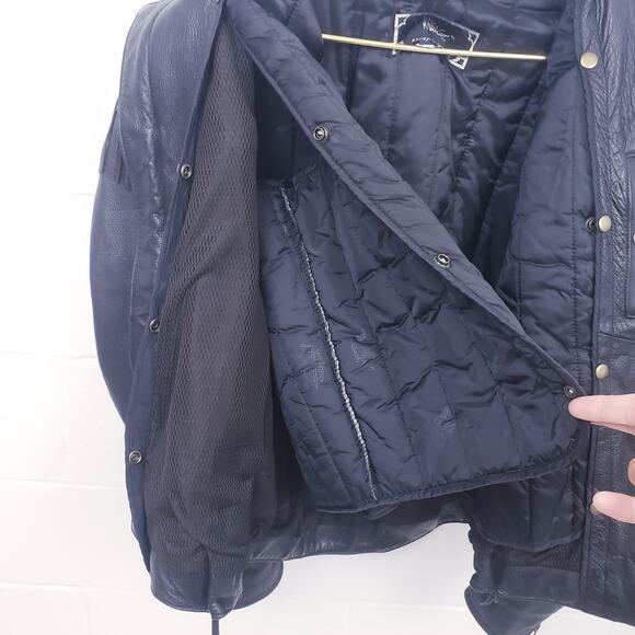 Harley Davidson Willie G Vintage Fringe Leather Motorcycle Biker Women's Jacket - Picture 14 of 16